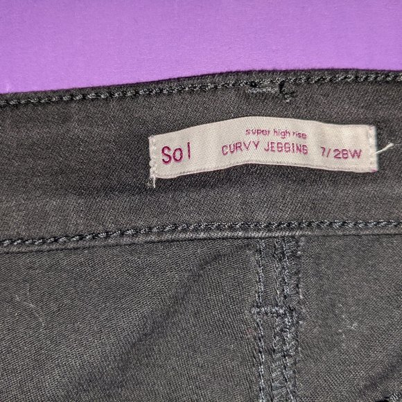 SO curvy black jeggings - Picture 4 of 5